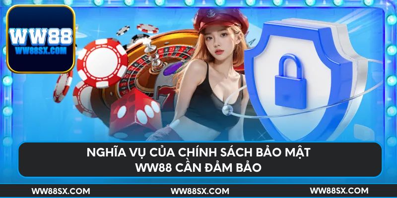 Nghĩa vụ của chính sách bảo mật Ww88 cần đảm bảo